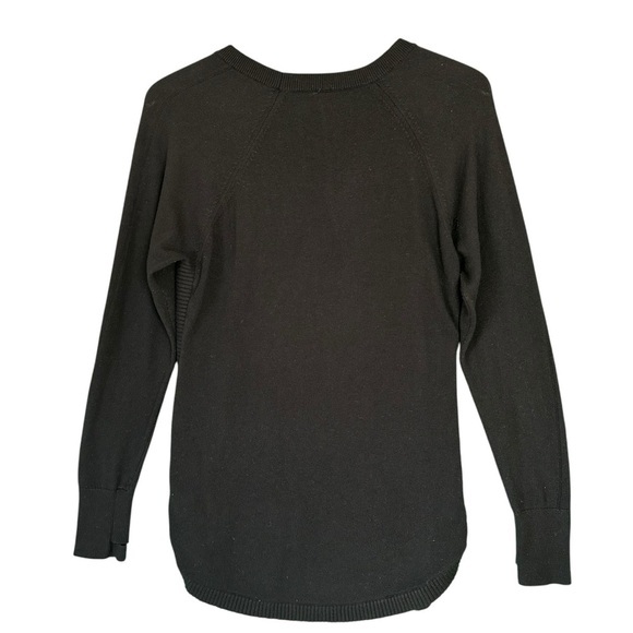LULULEMON Hello Aloe Pullover Sweater Black Long Sleeve Thumbs Womens Size 10 - Picture 3 of 11